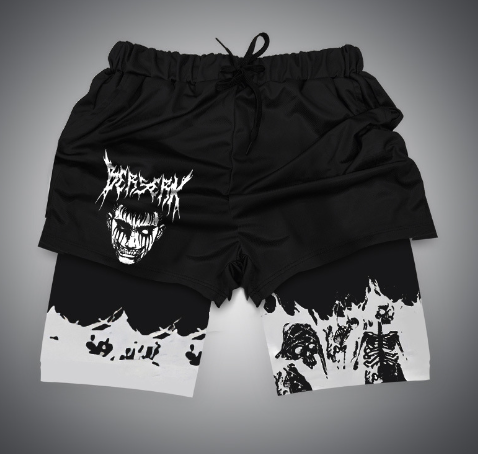 Berserk pantalones cortos de compresión