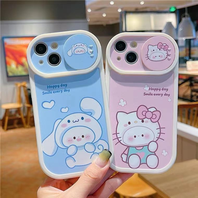 Funda Sanrio IPhone con protector de cámara