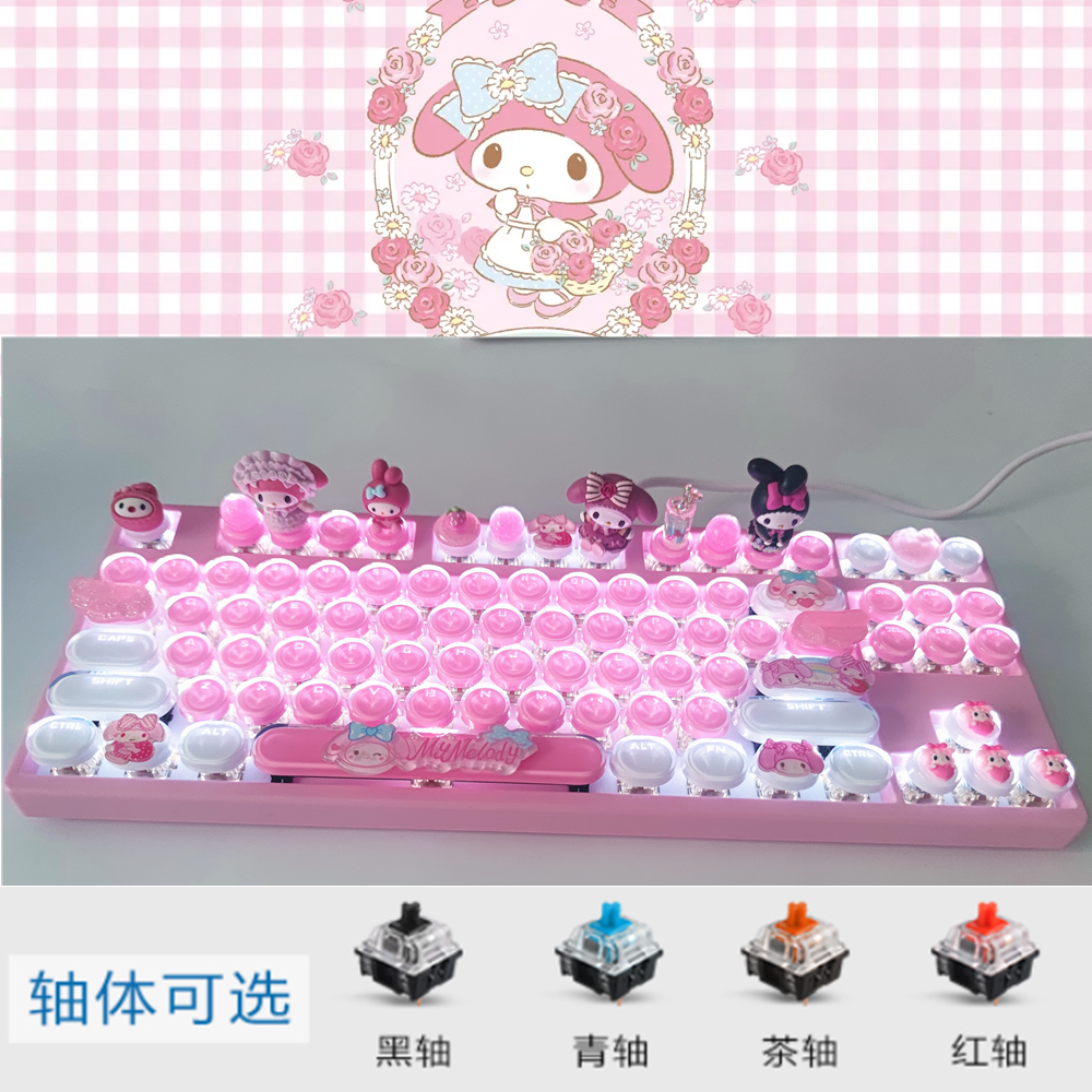 Sanrio teclado mecánico